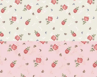 Anne of Green Gables Fabric Roses quilt cotton sewing material by yard and half-yard