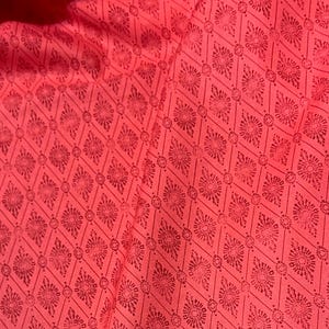 Riley Blake Fabric Mon Cheri Poppy Diamond Damask quilt cotton sewing material by Lila Tueller, listed by the yard and half yard