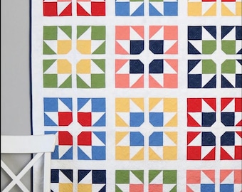 Split Stars Quilt Pattern by Andy Knowlton for A Bright Corner, sewing instruction booklet