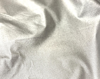 Metallics Fabric Silver Metallic quilting cotton sewing material, listed by the yard and half yard