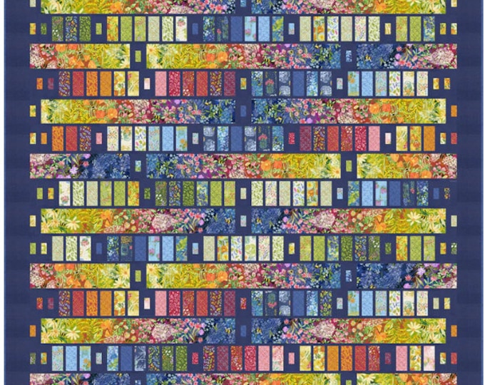 Bar Hop Quilt Pattern by Robin Pickens, Quilting and Sewing Instruction ...