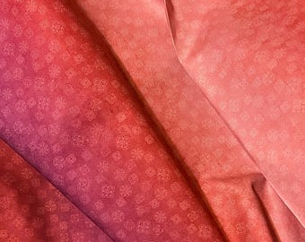 Operetta Fabric Maroon Red Ombre quilt cotton sewing material by the yard and half-yard
