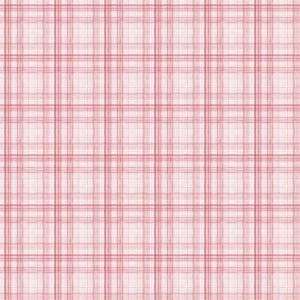 Wellness Retreat Yourself Fabric Pink Plaid quilt cotton sewing material, Listed by the Yard and Half Yard continuous cut, Emma Schonenberg