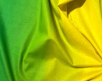 Shades Ombre Fabric Light Olive quilt cotton sewing material by the yard and half-yard