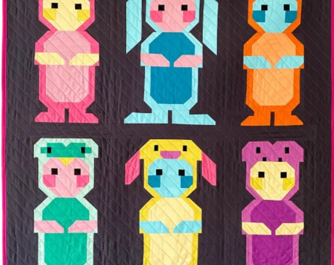 Upbeat Quilt Pattern by Jocelyn Ueng for It's Sew Emma, Printed ...