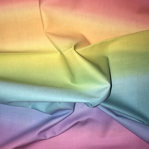 Essential Gradations Fabric Pastel Ombre quilt cotton sewing material by Caryl Bryer Fallert, Listed by the yard and half yard