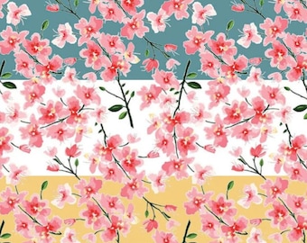 Mon Cheri Fabric Branches quilting cotton sewing material by the yard and half-yard continuous cut