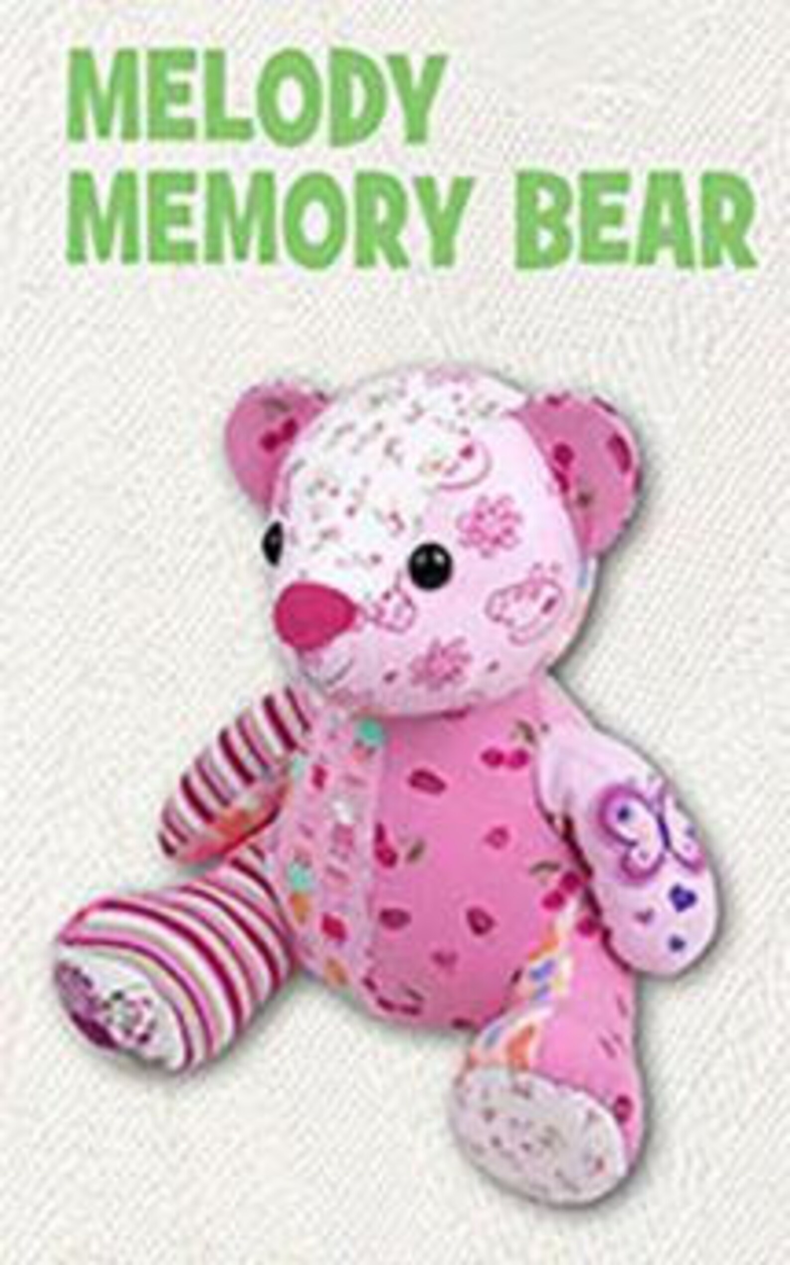 Melody Memory Bear Stuffed Toy Pattern From Funky Friends Etsy