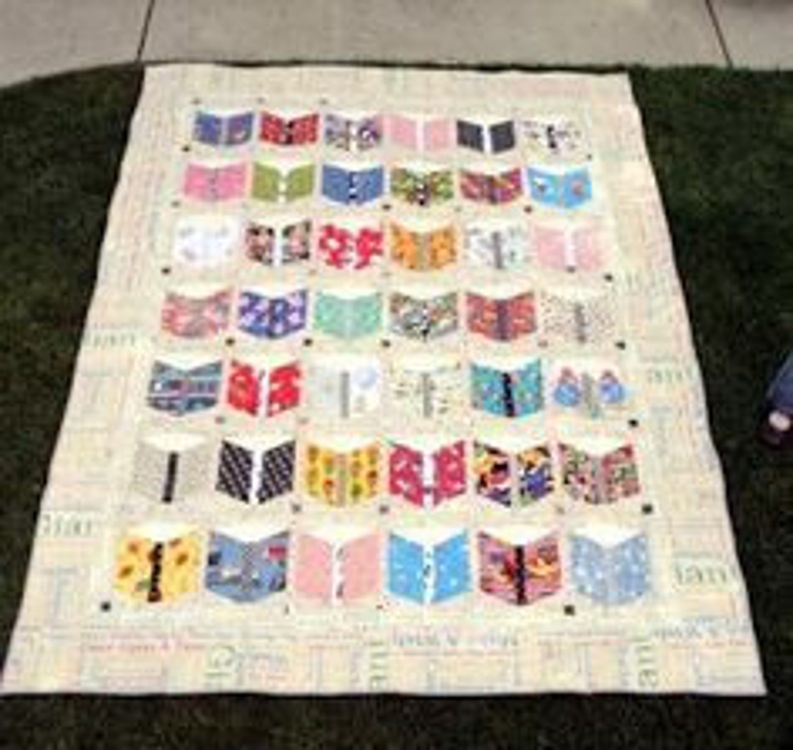 Book Nerd Quilt Pattern by Angela Pingel Designs Not a PDF Etsy