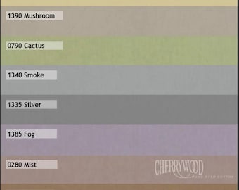 Cherrywood Fabric Potters Wheel 8 Fat Quarter Bundle quilt cotton sewing material, hand-dyed cottons