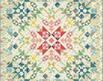 Quilt Pattern, Michigan by Edyta Sitar for Laundry Basket Quilts, sewing instruction booklet