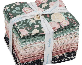 At First Sight Fabric Fat Quarter Bundle of 24 quilting cotton sewing material pieces