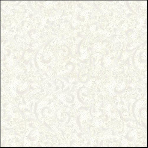 Holiday Elegance Fabric Papyrus Gold Tonal Scroll quilt cotton sewing material, Listed by the Yard & Half Yard continuous cut, Hoffman