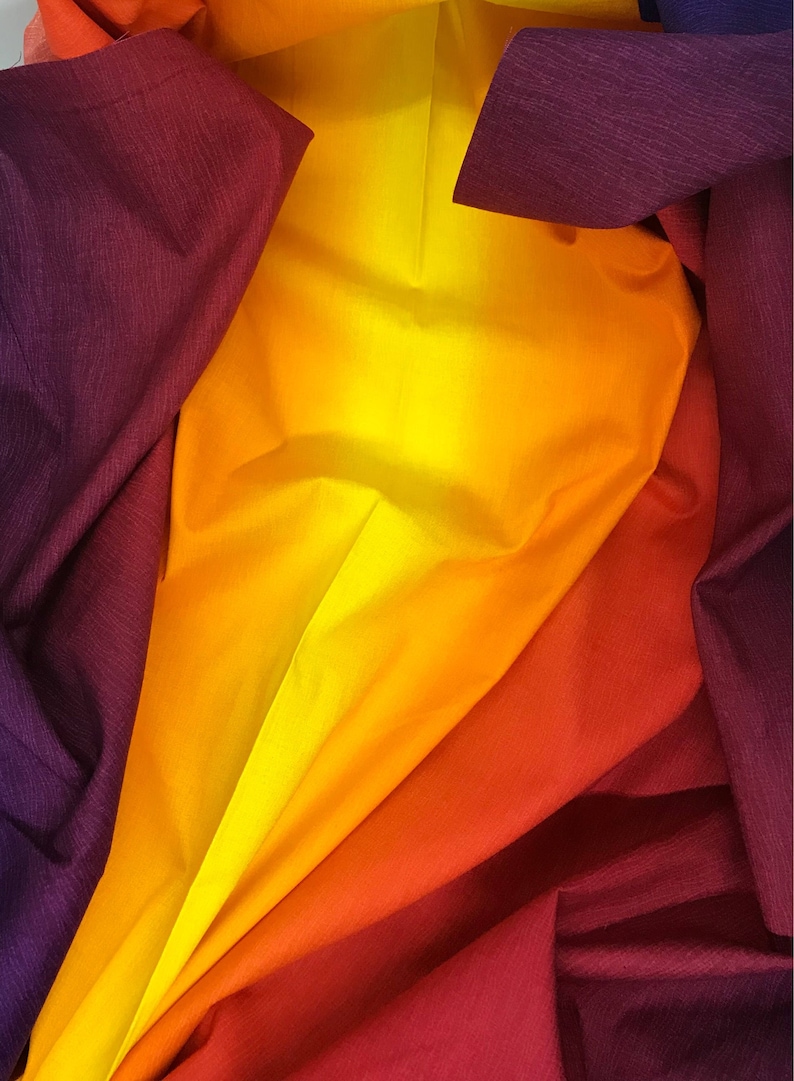 Ombre Sunset Multi Fabric from the Elite Fabric Collection for Etsy
