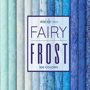 Fairy Frost Fabric Powder Blue Pearlized Metallic, Listed by Yard & Half Yard, continuous cut quilt cotton sewing material, Michael Miller image 4