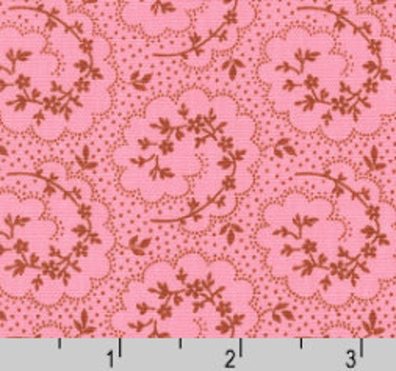 Flowerhouse Fabric Bouquet of Roses Blossom Sprigs quilt cotton sewing material, Listed by Yard and Half Yard continuous cut, Debbie Beaves image 5