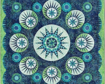 Becolourful Quilts Illusions Quilt Pattern Paper Piecing by Jacqueline de Jonge, includes foundation papers BC2503