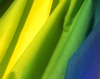 Gelato Ombre Fabric Blue Teal Green quilting cotton by the yard and half-yard, Elite Maywood