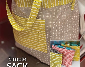 Simple Sack Sewing Pattern Booklet by Atkinson Designs