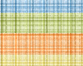 Tissu à carreaux, matériau de couture en coton pour courtepointe bien-être Retreat Yourself par mètre et demi-mètre