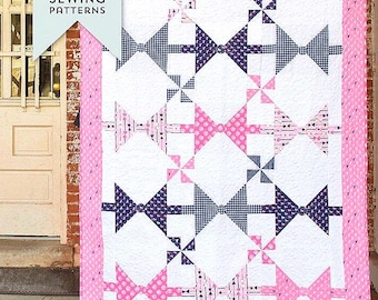 Quilt Pattern, Dad's Bow Ties by Melissa Mortenson for Polka Dot Chair Quilts