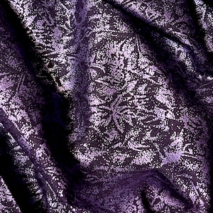 Fairy Frost Fabric Blackberry Metallic quilt cotton sewing material by the yard and half yard