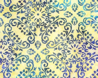 Swirl the Rainbow Batik Quilting Cotton Fabric by the Yard, With a Twist Sewing Material, Riley Blake Designs Yardage