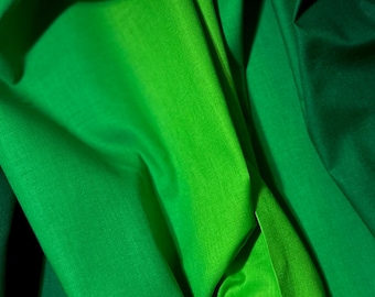 Shades Ombre Fabric Green quilt cotton sewing material by Kinkame by the yard and half-yard