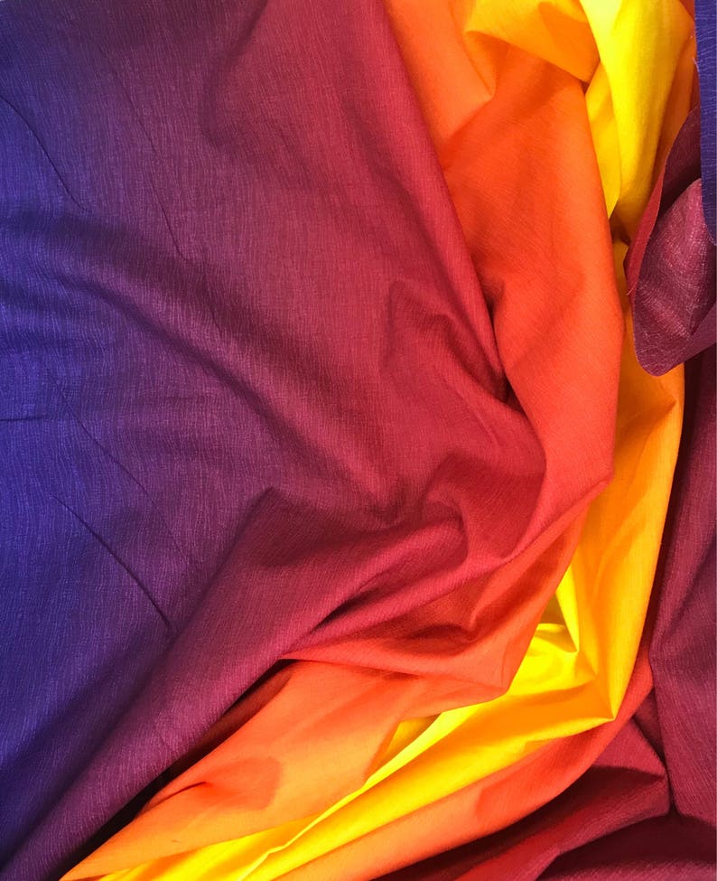 Ombre Sunset Multi Fabric From the Elite Fabric Collection for Etsy