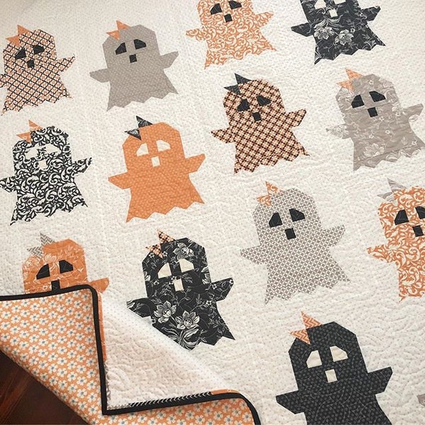 Boo Quilt Pattern by Margot Languedoc Designs for The Pattern Basket, quilting and sewing instruction booklet, NOT a PDF