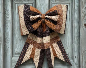 The Big Giant Quilted Jelly Roll Bow Pattern by Lindsey Grace, sewing instruction booklet