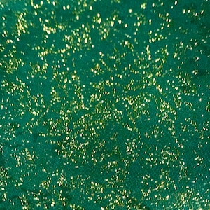 Fairy Frost Fabric Evergreen Gold Glitter quilt cotton sewing material, Listed by the Yard and Half Yard continuous cut, Michael Miller image 5
