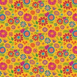 Floral Fabric, Eleanor quilting cotton sewing material by the yard and half yard, Riley Blake