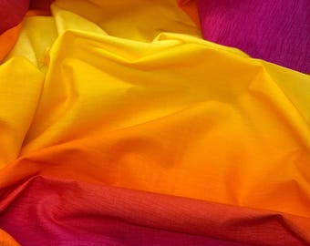 Gelato Ombre Fabric Sunrise Elite quilt cotton sewing material by the yard and half-yard