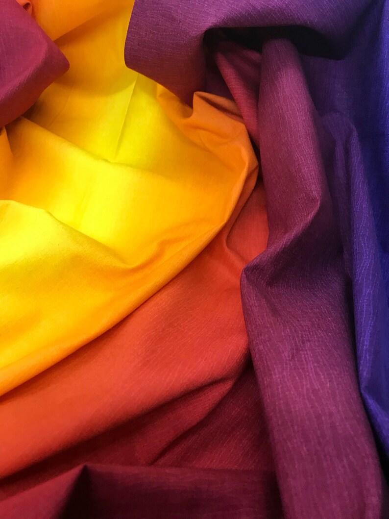 Ombre Sunset Multi Fabric from the Elite Fabric Collection for | Etsy