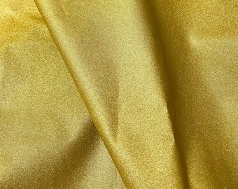 Metallic Fabric, Starlight Metallics Gold quilting cotton fabric by the yard and half-yard, Maywood sewing material