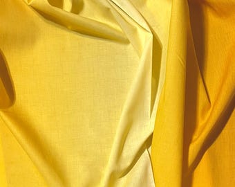 Ombre Fabrics, Gelato Yellow quilting cotton fabric by the yard and half-yard, Maywood sewing material