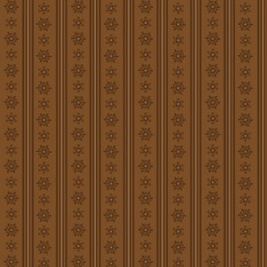 Ginger Grove Fabric Simple Stripe Brown quilt cotton sewing material, Listed by the yard and half yard continuous cut, Nancy Rink for Marcus
