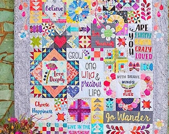 Quilt Pattern, Dear Daughter Block of the Month by Sherri Noel, sewing instructions