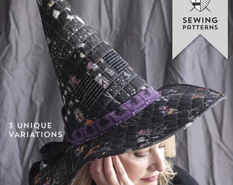 Spellbound Quilted Witch Hat Pattern by Melissa Mortenson, quilting and sewing instruction booklet