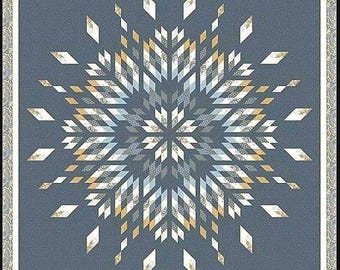 Quiltworx Quilt Pattern Chantilly Star Quilt by Brad and Judy Niemeyer, includes foundation papers
