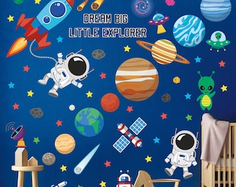 DECOWALL DSL-8058 Outer Space Wall Stickers