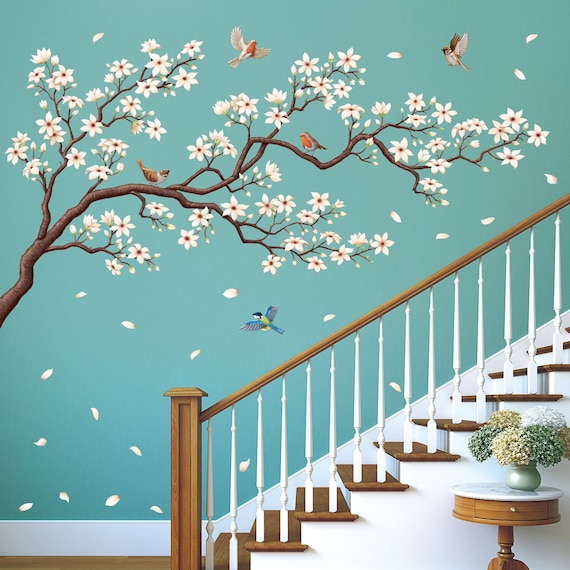Adesivi Murali Uccelli Rami Adesivi Murali Camera Da Letto Sfondo In PVC Decorazione Murale Adesivi Murali 85830424