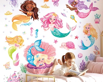 DECOWALL SG2-2511 Pegatinas de pared de sirena