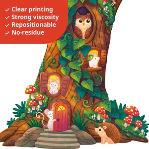DECOWALL DSL-8067 Baby Jungle Dieren Muurstickers