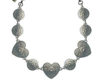 Collana girocollo a forma di cuore da cowgirl boho-Collana in stile sud-ovest-Collana concho