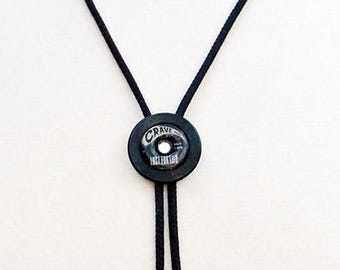 Crave Retro Record Bolo Tie | Made in USA | Unique Accessory