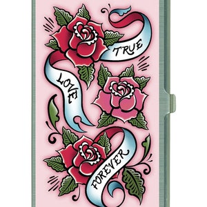 True Love Forever-Card Case-Retro Card Holder-Business Card Case