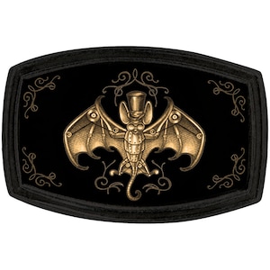 Hebilla de cinturón estilo murciélago steampunk, hebilla de murciélago, hebilla de cinturón estilo gótico