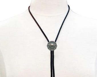 Classic Concho Bolo Tie - Made in USA